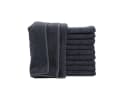 Hometex Premium Textiles Geschirrtuch Mikrofaser Putztuch 40 x 40 cm, 10er Set Schwarz Bild 2