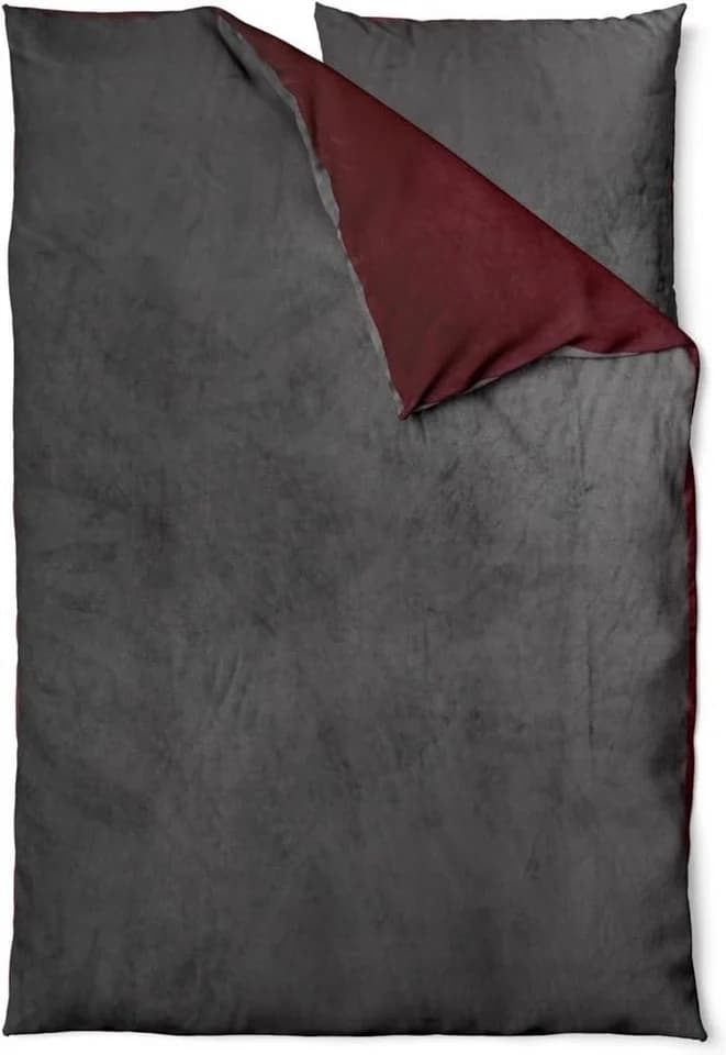 Hometex Premium Textiles Bettwäsche Teddy Cashmere Touch Rot