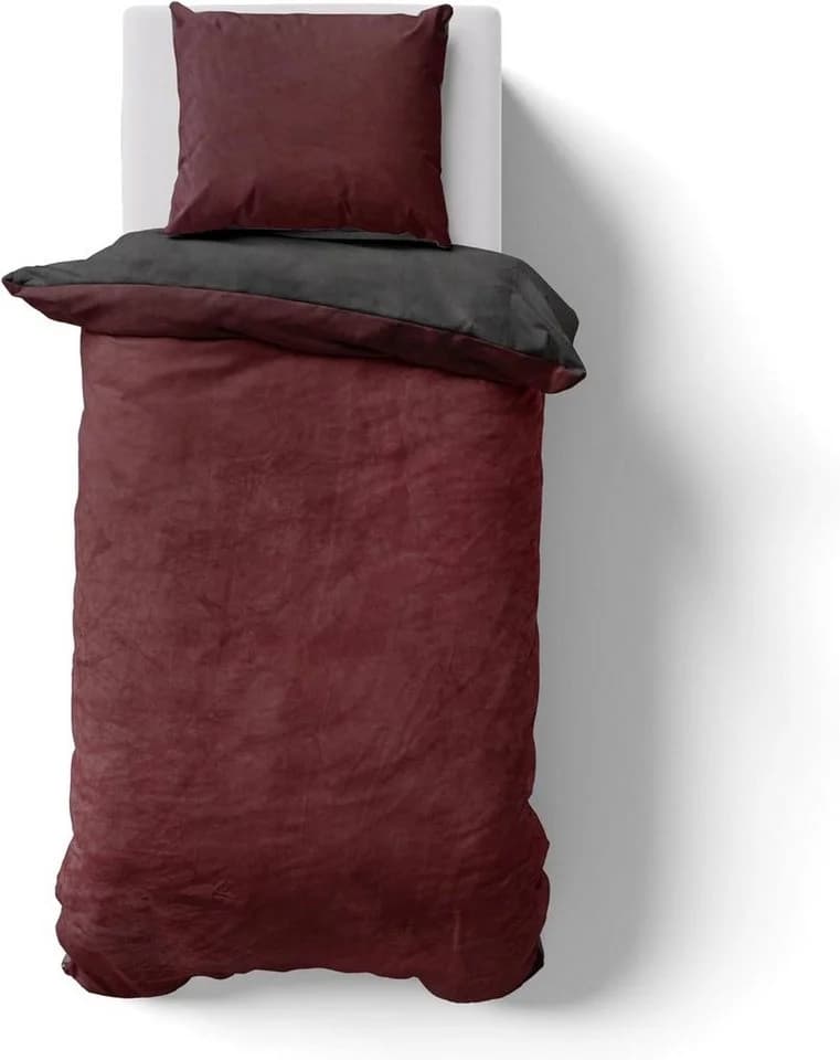 Hometex Premium Textiles Bettwäsche Teddy Cashmere Touch Rot - Bild 4