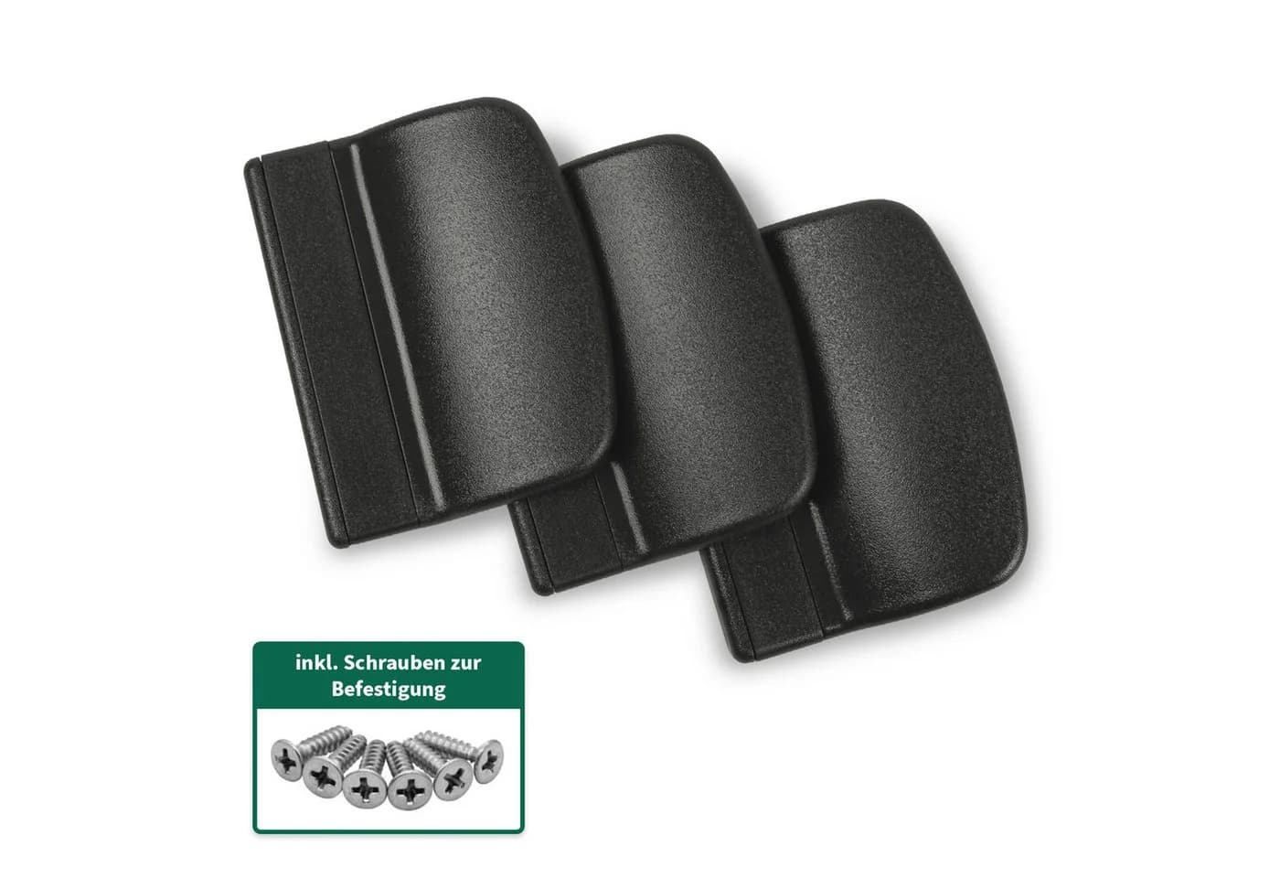 Silisto Balkontürgriff Grau 3er Set PVC mit UV-Schutz - Bild 2