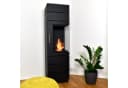GLOW FIRE Ethanolkamin Mora Ofen Schwarz mit Heizfunktion Bild 1