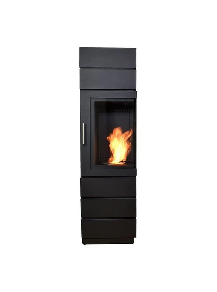 GLOW FIRE Ethanolkamin Mora Ofen Schwarz mit Heizfunktion - Bild 2