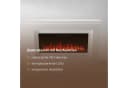 GLOW FIRE Elektrokamin RHEA LED Kamin mit Heizung, Weiß Bild 3