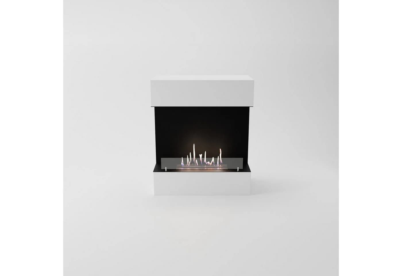 Ethanol Kamin aus Sicherheitsglas - Modernes Design