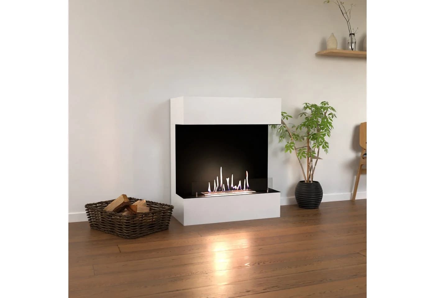 Ethanol Kamin aus Sicherheitsglas - Modernes Design - Bild 2