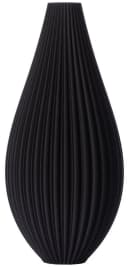 3D Vase Sina L 30cm Nachhaltige Deko Vase Schwarz Modern Bild 2