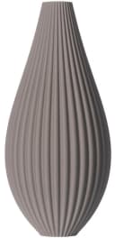 3D Vase Dekovase Sina XL Hellgrau Nachhaltige Bodenvase Bild 2