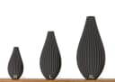3D Vase Dekovase Sina XL Hellgrau Nachhaltige Bodenvase Bild 3
