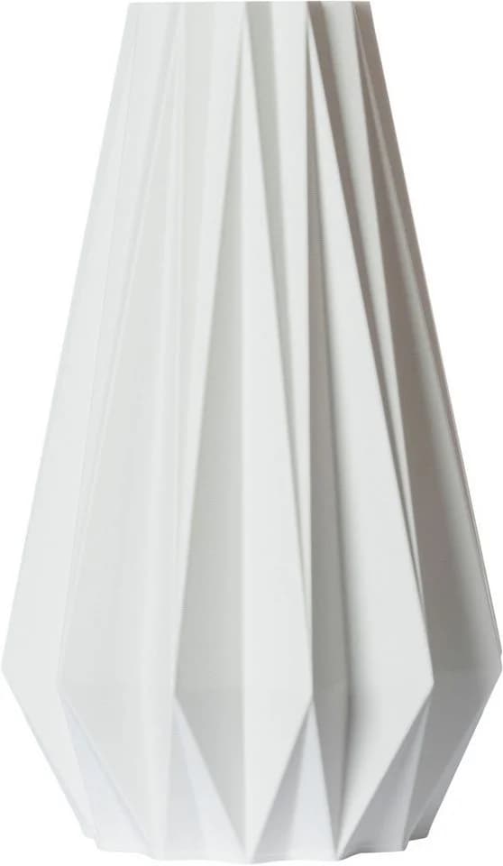 3D Vase Dekovase Agneta Weiß 30cm Nachhaltige Bodenvase - Bild 2