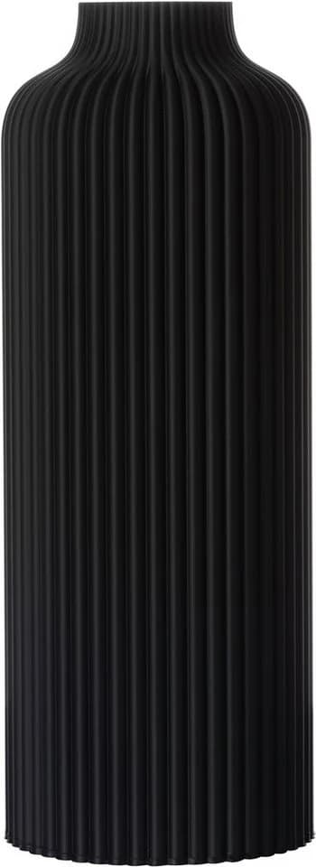 3D Vase Anouk XL Bodenvase Schwarz Nachhaltig - Bild 2