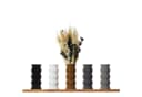 3D Vase Dekovase Anneli Schwarz Nachhaltige Bodenvase Bild 1