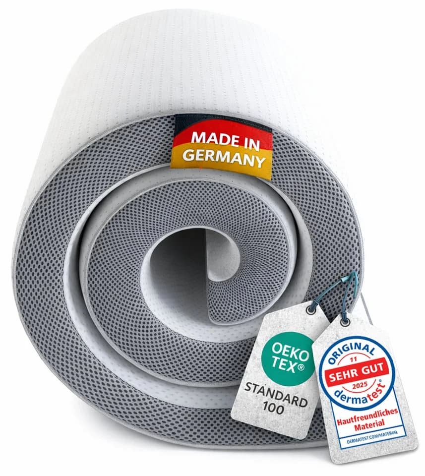 KNERST Topper Matratzentopper 7-Zonen Komfort 7 cm Höhe atmungsaktiv pflegeleicht - Bild 2