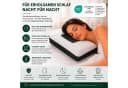 KNERST Nackenstützkissen Orthopädisch Memory Foam mit Carbon COOLMAX Bezug Weiß Bild 4