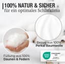 KNERST Federbettdecke Daunen und Federn Bettdecke Baumwollbezug Bild 4