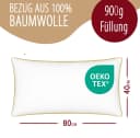 EVAN BROWNS Federkopfkissen 100% Federn Klasse 1 Bild 1