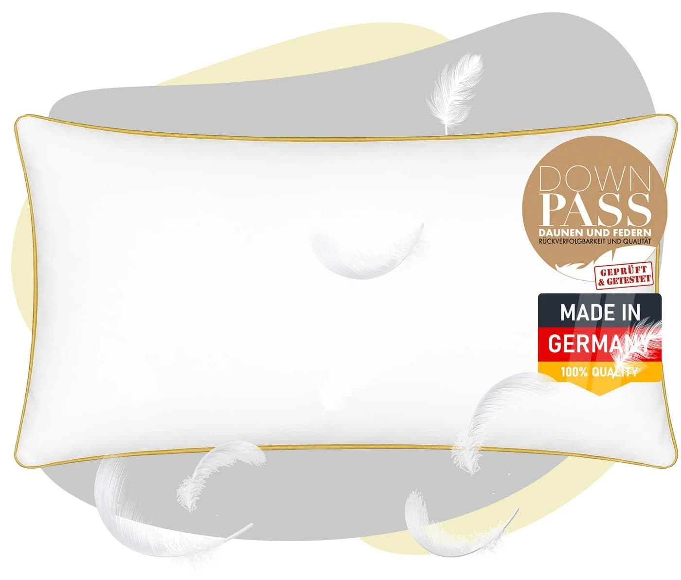 EVAN BROWNS Federkopfkissen 100% Federn Klasse 1 - Bild 2