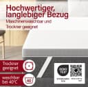 EVAN BROWNS Matratzentopper DUO 7 cm Komfortschaum mit Memory Foam Bild 5