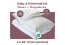 EVAN BROWNS Bettdecke + Kopfkissen für Kinder, bis zu 90°C waschbar, trocknergeeignet, hypoallergene Füllung Bild 1