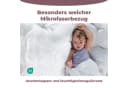 EVAN BROWNS Bettdecke + Kopfkissen für Kinder, bis zu 90°C waschbar, trocknergeeignet, hypoallergene Füllung Bild 5