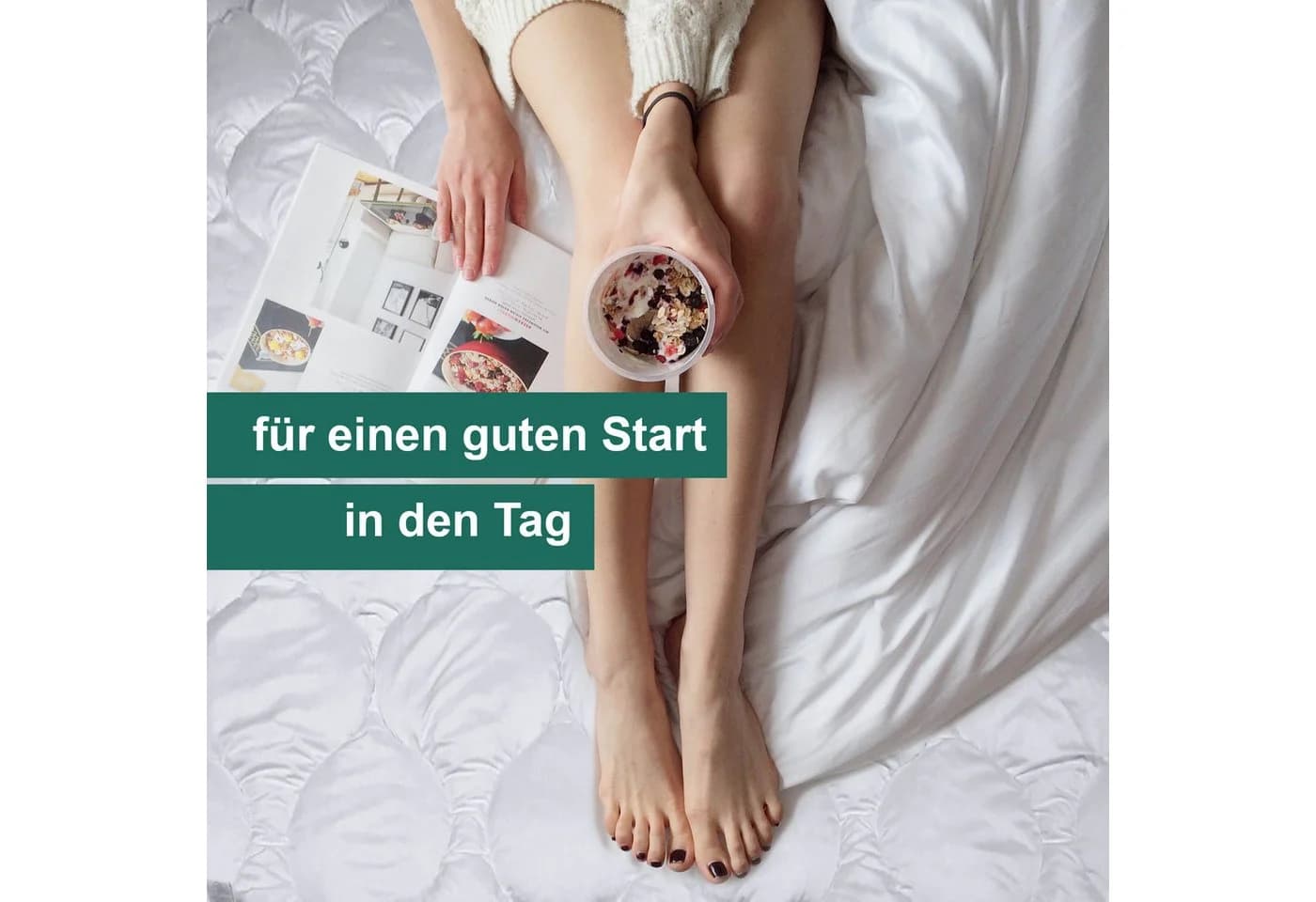 KNERST Matratzenschoner Mikrofaser Topper mit Eckgummis - Bild 4