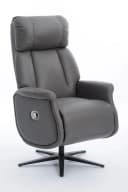 Happy Home Relaxsessel mit Liegefunktion & 360° Drehung Dunkelgrau Bild 2