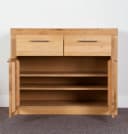 VOGL Toronto Schuhschrank Wildeiche Massivholz Front Bild 3