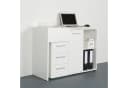 VOGL Möbelfabrik Schreibtisch 1246 Weiss Schwenkbar Bild 3