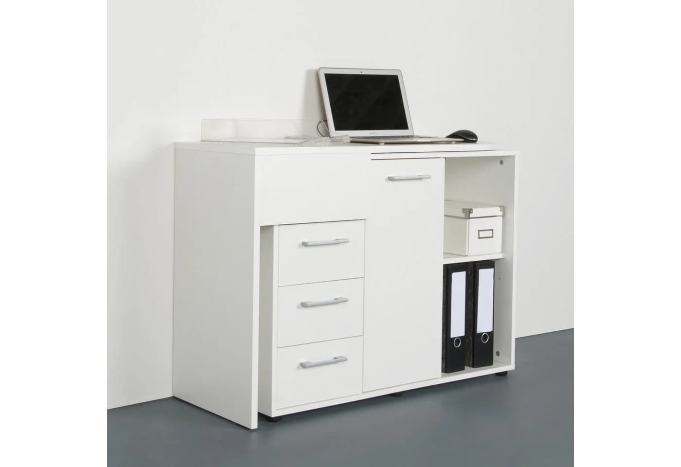 VOGL Möbelfabrik Schreibtisch 1246 Weiss Schwenkbar - Bild 3
