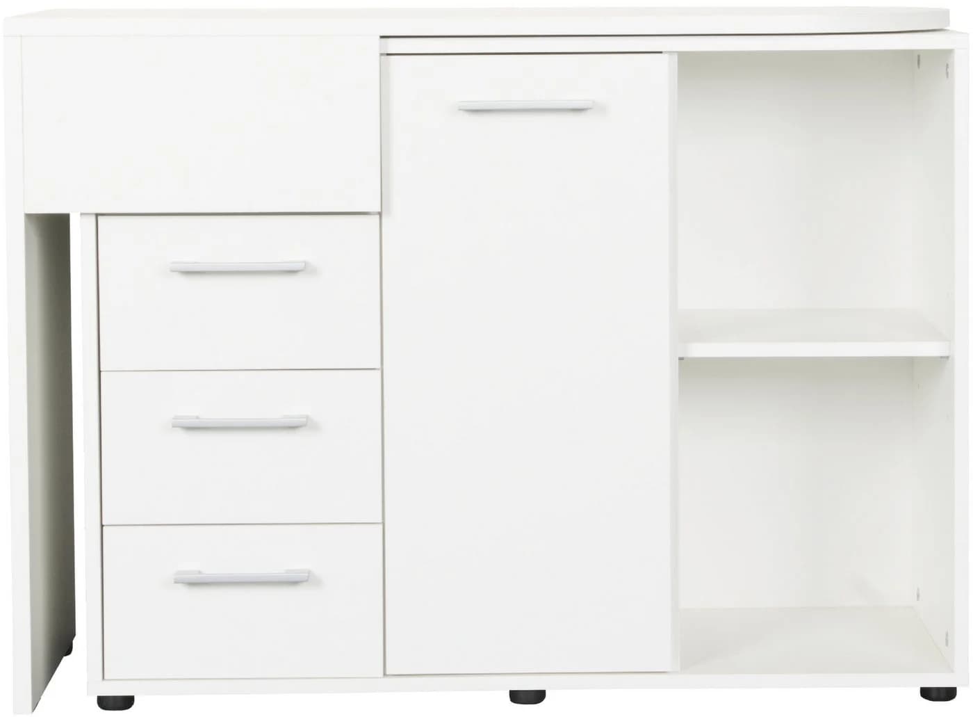 VOGL Möbelfabrik Schreibtisch 1246 Weiss Schwenkbar - Bild 4