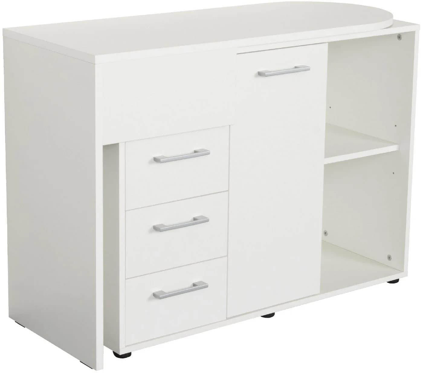 VOGL Möbelfabrik Schreibtisch 1246 Weiss Schwenkbar - Bild 5