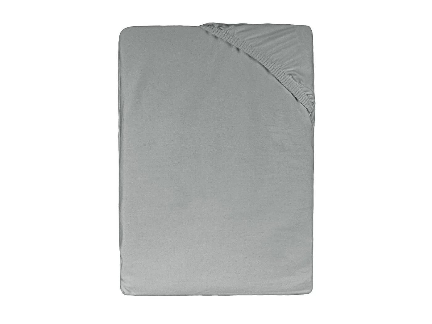 beties Spannbettlaken BasicSoft Jersey Grau 90-100x190-200 cm - Bild 3