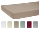 beties Spannbettlaken BasicSoft Jersey Braun 90-100x190-200 cm Bild 1