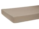 beties Spannbettlaken BasicSoft Jersey Braun 90-100x190-200 cm Bild 2