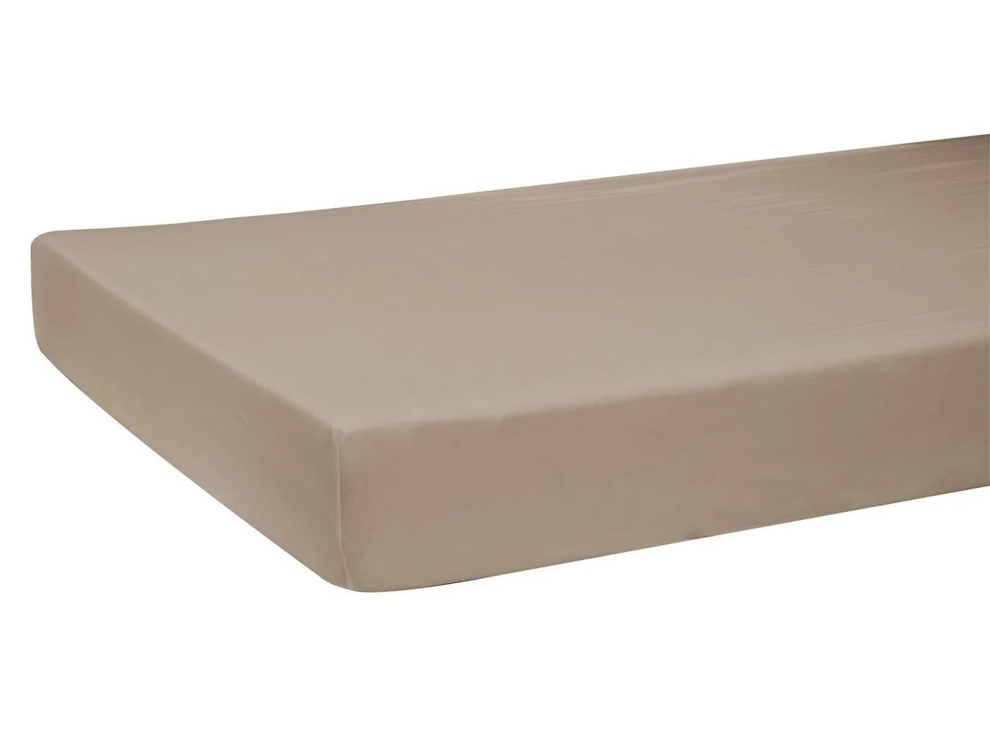 beties Spannbettlaken BasicSoft Jersey Braun 90-100x190-200 cm - Bild 2
