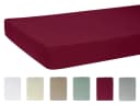 beties Spannbettlaken BasicSoft Jersey Rot Baby 40x90 cm Bild 1