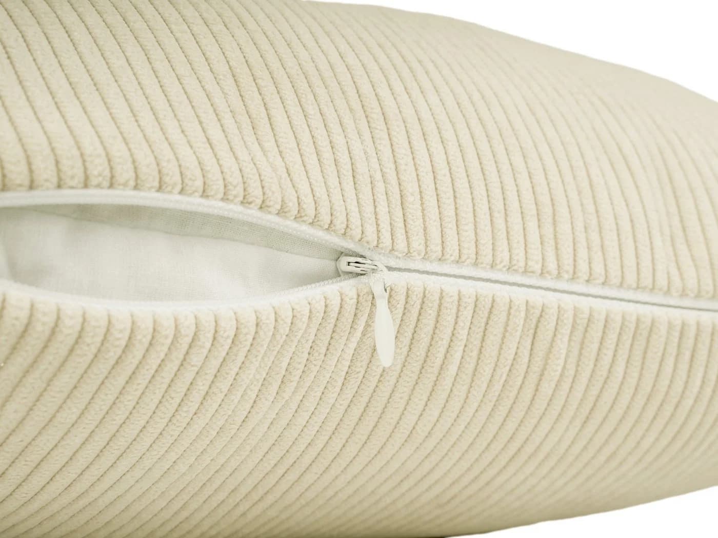 beties Kissenbezug HYggelig No.1 Beige Cordsamt - Bild 5