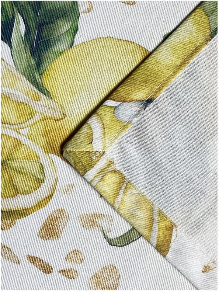 beties Tischläufer Italy Collection 100% Baumwolle Zitronen Gold