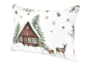 beties Kissenbezug Magie des Winters Moggl Winter-Hütte 100% Baumwolle Bild 1