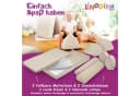 Linodino Spielsofa Fantasiewelt Beige Schaumstoff Stapelsteine Kindersofa Bild 4