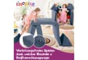 Linodino Spielsofa Abenteuerplatz Blau Chenille Bezug Bild 3