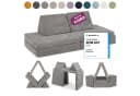 Linodino Kindersofa Spielsofa Grau Cord-Bezug 3 Jahre Garantie Bild 2