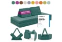 Linodino Spielsofa Abenteuerplatz Grün Chenille Bezug Bild 2