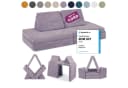 Linodino Spielsofa aus Schaumstoff Bausteine Spielcouch für Kinder Bild 2