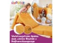 Linodino Kindersofa Spielsofa Gelb Cord-Bezug Bild 3