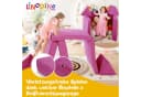 Linodino Spielsofa Kinderlila Chenille Schaumstoff Bild 3