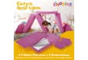 Linodino Spielsofa Kinderlila Chenille Schaumstoff Bild 4