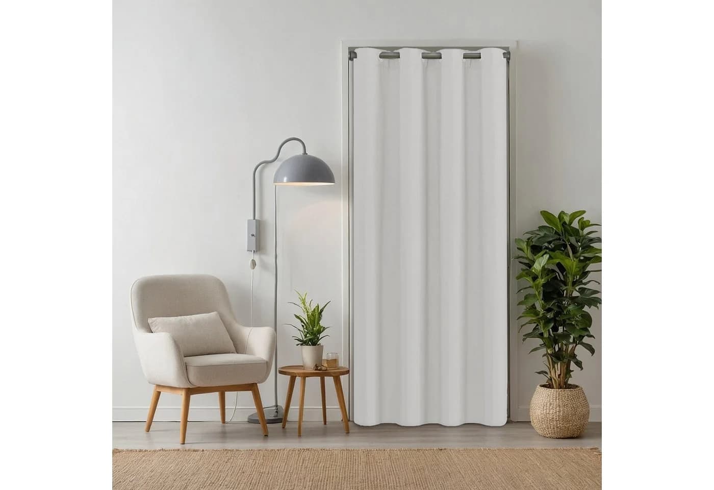 tinycurtains Türvorhang Thermovorhang 150x200cm Polyester - Bild 2