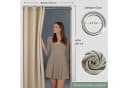 tinycurtains Türvorhang Beige Driftwood Ösen Verdunkelung Bild 1