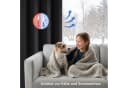 Cozyor Verdunkelungsvorhang 2er-Set Schwarz Thermoisolierend mit Magnethalter Bild 4