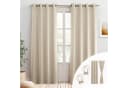 Cozyor Verdunkelungsvorhang 2er-Set Beige mit Magnethalter Bild 2